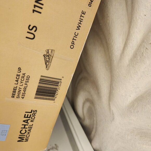 Michael Kors Rebel Sneaker - Women's. Optic white. NIB. Size 11 - Picture 5 of 13